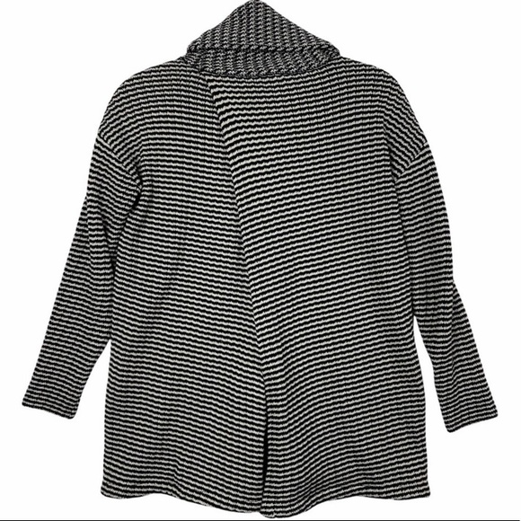 CABI Cowl Turtleneck Striped Fergie Split Sweater #3167 size S - Picture 9 of 13